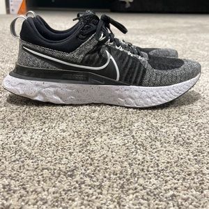 Nike React Infinity Flyknit running shoes. Size 10 in women’s.